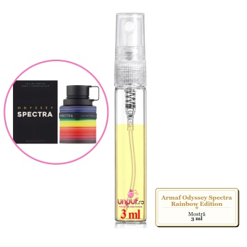 Mostra fiola din Parfumul Armaf Odyssey Spectra Rainbow Edition, decant sticla cu pulverizator - Img 3