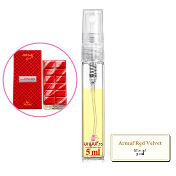 Mostra fiola din Parfumul Armaf Red Velvet, decant sticla cu pulverizator - Img 4