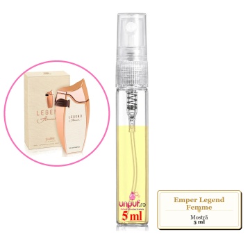 Mostra fiola din Parfumul Emper Legend Femme, decant sticla cu pulverizator - Img 4