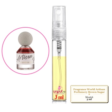 Mostra fiola din Parfumul Fragrance World Artisan Perfumery Brown Sugar, decant sticla cu pulverizator - Img 3