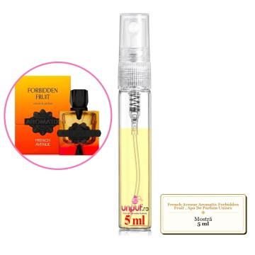 Mostra fiola din Parfumul French Avenue Aromatix Forbidden Fruit, Apa De Parfum Unisex, decant sticla cu pulverizator - Img 4