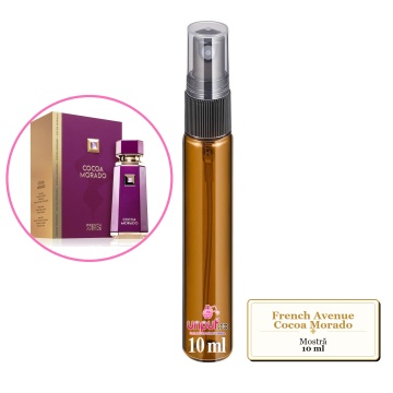 Mostra fiola din Parfumul French Avenue Cocoa Morado, decant sticla cu pulverizator