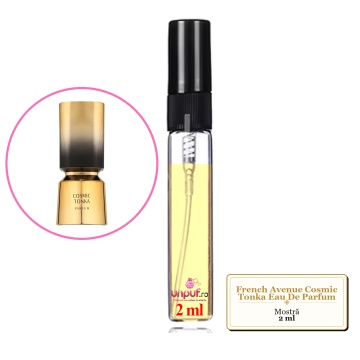 Mostra fiola din Parfumul French Avenue Cosmic Tonka Eau De Parfum, decant sticla cu pulverizator