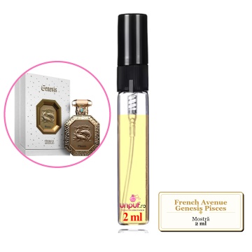 Mostra fiola din Parfumul French Avenue Genesis Pisces, decant sticla cu pulverizator