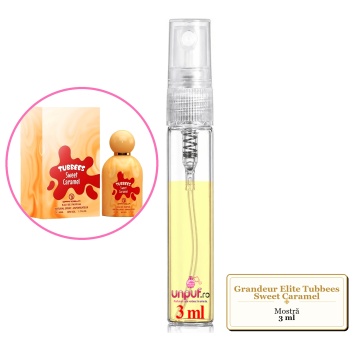 Mostra fiola din Parfumul Grandeur Elite Tubbees Sweet Caramel, decant sticla cu pulverizator - Img 3