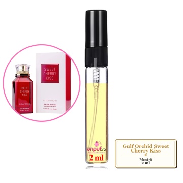 Mostra fiola din Parfumul Gulf Orchid Sweet Cherry Kiss, decant sticla cu pulverizator