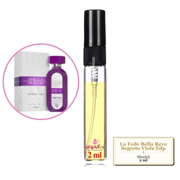 Mostra fiola din Parfumul La Fede Bella Reve Segreto Viola Edp, decant sticla cu pulverizator