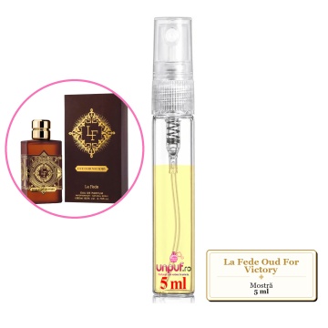 Mostra fiola din Parfumul La Fede Oud For Victory, decant sticla cu pulverizator - Img 4