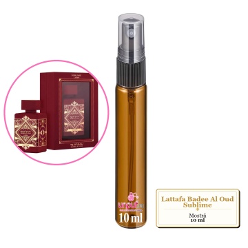 Mostra fiola din Parfumul Lattafa Badee Al Oud Sublime, decant sticla cu pulverizator - Img 3
