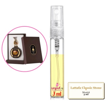 Mostra fiola din Parfumul Lattafa Classic Stone, decant sticla cu pulverizator - Img 3
