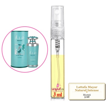 Mostra fiola din Parfumul Lattafa Mayar Natural Intense, decant sticla cu pulverizator - Img 3