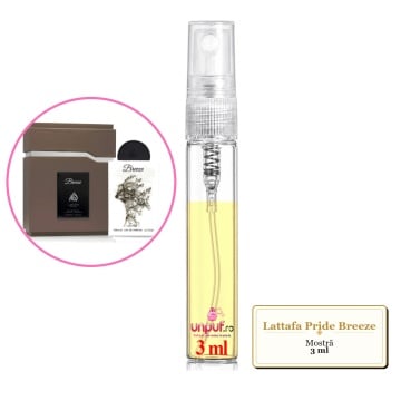 Mostra fiola din Parfumul Lattafa Pride Breeze, decant sticla cu pulverizator - Img 2