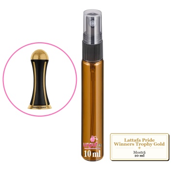 Mostra fiola din Parfumul Lattafa Pride Winners Trophy Gold, decant sticla cu pulverizator - Img 3