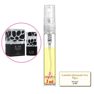 Mostra fiola din Parfumul Lattafa Qimmah For Men, decant sticla cu pulverizator - Img 3