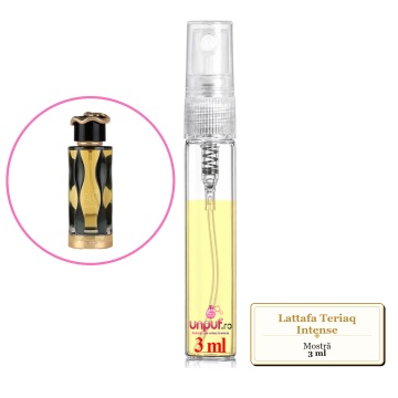 Mostra fiola din Parfumul Lattafa Teriaq Intense, decant sticla cu pulverizator - Img 2