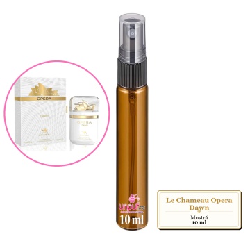 Mostra fiola din Parfumul Le Chameau Opera Dawn, decant sticla cu pulverizator
