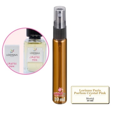 Mostra fiola din Parfumul Lorinna Paris Crystal Pink, decant sticla cu pulverizator - Img 4