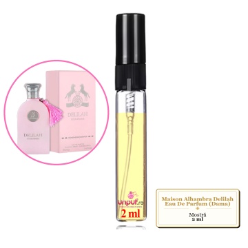 Mostra fiola din Parfumul Maison Alhambra Delilah Eau De Parfum (Dama), decant sticla cu pulverizator - Img 1