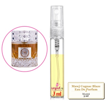 Mostra fiola din Parfumul Mawj Cognac Blaze Eau De Parfum, decant sticla cu pulverizator - Img 2