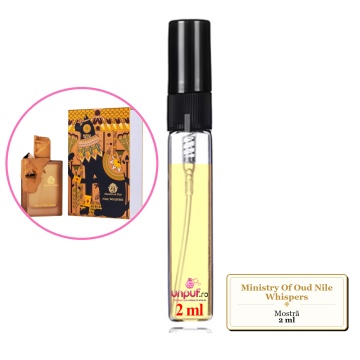 Mostra fiola din Parfumul Ministry Of Oud Nile Whispers, decant sticla cu pulverizator - Img 2