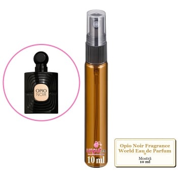 Mostra fiola din Parfumul Opio Noir Fragrance World Eau de Parfum, decant sticla cu pulverizator - Img 1