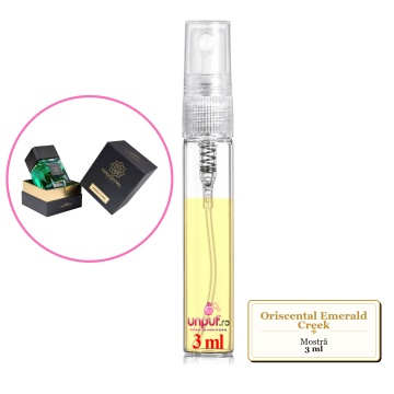 Mostra fiola din Parfumul Oriscental Emerald Creek, decant sticla cu pulverizator - Img 2