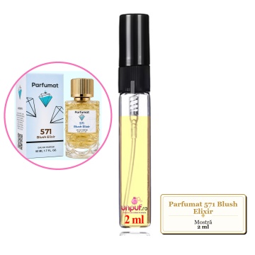 Mostra fiola din Parfumul Parfumat 571 Blush Elixir, decant sticla cu pulverizator