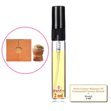 Mostra fiola din Parfumul Paris Corner Ministry Of Gourmand Creamy Biscuit, decant sticla cu pulverizator