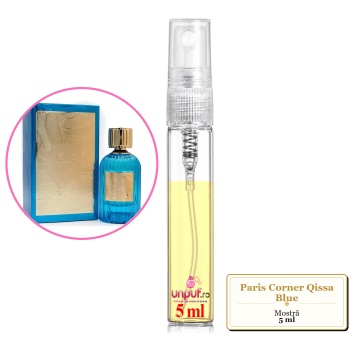 Mostra fiola din Parfumul Paris Corner Qissa Blue, decant sticla cu pulverizator - Img 4