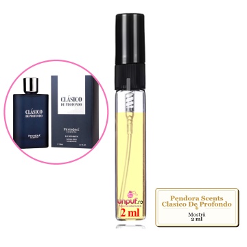 Mostra fiola din Parfumul Pendora Scents Clasico De Profondo, decant sticla cu pulverizator - Img 2