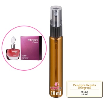 Mostra fiola din Parfumul Pendora Scents Ethereal, decant sticla cu pulverizator