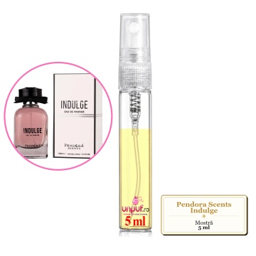 Mostra fiola din Parfumul Pendora Scents Indulge, decant sticla cu pulverizator - Img 4