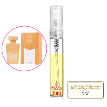 Mostra fiola din Parfumul Pendora Scents Nectarine Haze Sublime Elements, decant sticla cu pulverizator - Img 3