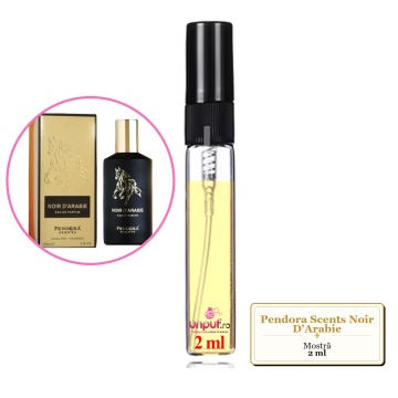 Mostra fiola din Parfumul Pendora Scents Noir D'Arabie, decant sticla cu pulverizator - Img 2