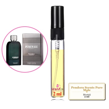 Mostra fiola din Parfumul Pendora Scents Pure Male, decant sticla cu pulverizator - Img 2