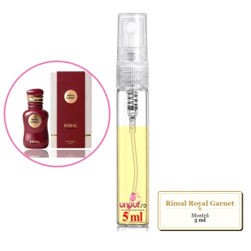 Mostra fiola din Parfumul Rimal Royal Garnet, decant sticla cu pulverizator - Img 4