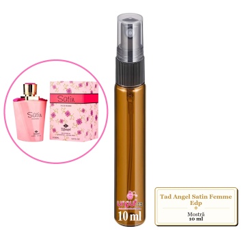 Mostra fiola din Parfumul Tad Angel Satin Femme Edp, decant sticla cu pulverizator