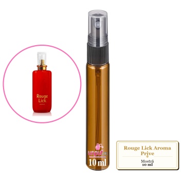 Mostra fiola din Rouge Lick Aroma Prive, decant sticla cu pulverizator - Img 4