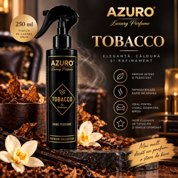 Odorizant Cameră Azuro Tobacco Air Freshener – 250 ml - Img 3