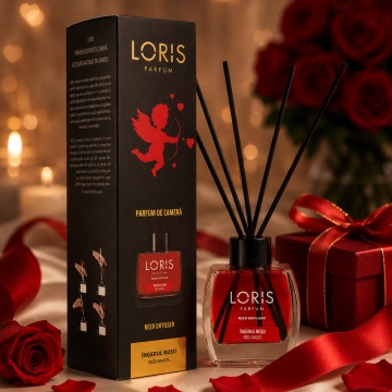 Odorizant de Cameră cu Bețișoare Parfumate Loris Parfum Îngerul Roșu, 120 ml, Esență Red Angel, Miros Elegant și Persistent - Img 5