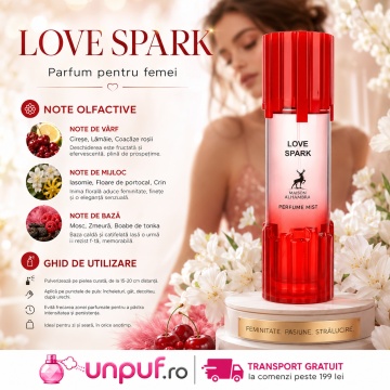 Parfum Alhambra Love Spark Body Mist 250 ml ,arăbesc , Damă - Img 8