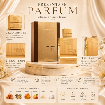 Parfum Amber Oud Gold Edition Al Haramain 60 ml, Apa De Parfum, Unisex - Img 3