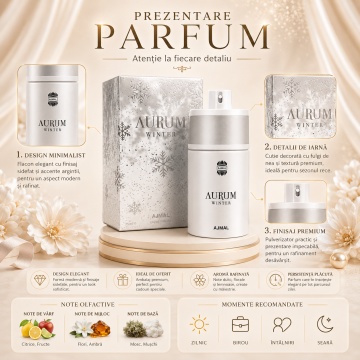 Parfum Arăbesc Ajmal Aurum Winter 75 ml, Damă, edp - Img 3