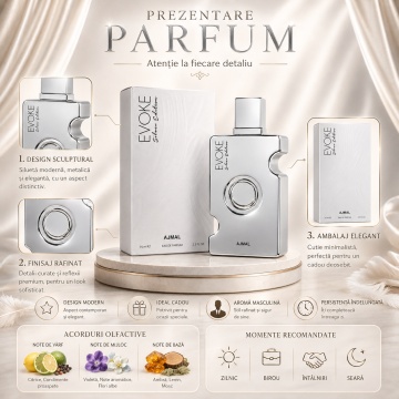 Parfum Arăbesc Ajmal Evoke Silver Ed. Her 75 ml, Damă - Img 3