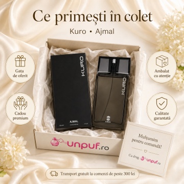 Parfum Arăbesc Ajmal Kuro 90 ml, Damă, edp - Img 4