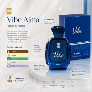Parfum Arăbesc Ajmal Vibe For Him 75 ml, Damă, edp - Img 3