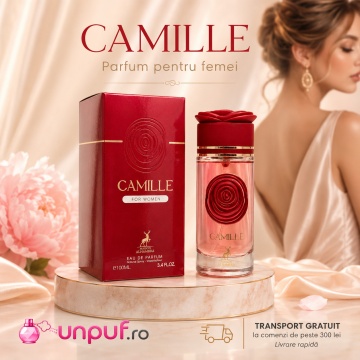 Parfum Arăbesc Alhambra Camille 100 ml, Apă de Parfum Damă, Inspirat Midnight Rose, Aromă Floral Fructată Feminină cu Bergamotă, Fructe Delicate, Pară, Bujor, Flori Albe, Iasomie, Trandafir, Lemn Alb, Mosc și Vanilie - Img 10