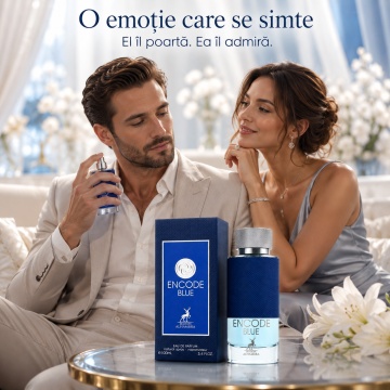 Parfum Arăbesc Alhambra Encode Blue Maison Alhambra 100 ml, Apă de Parfum Bărbați, Aromă Acvatic Proaspătă, Inspirat Explorer Ultra Blue - Img 5