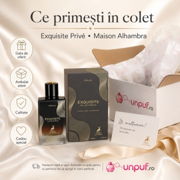 Parfum Arăbesc Alhambra Exquisite Prive Maison Alhambra 100 ml, Apă de Parfum Bărbați, Aromă Oriental Modernă, Inspirat Reserve Privee - Img 9