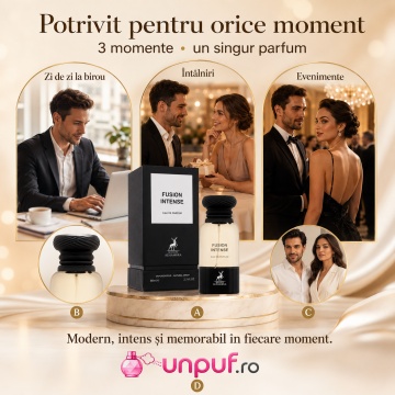 Parfum Arăbesc Alhambra Fusion Intense Maison Alhambra 80 ml, Apă de Parfum Unisex, Damă și Bărbat, Aromă Oriental Ambrată, Inspirat Fabulous - Img 6